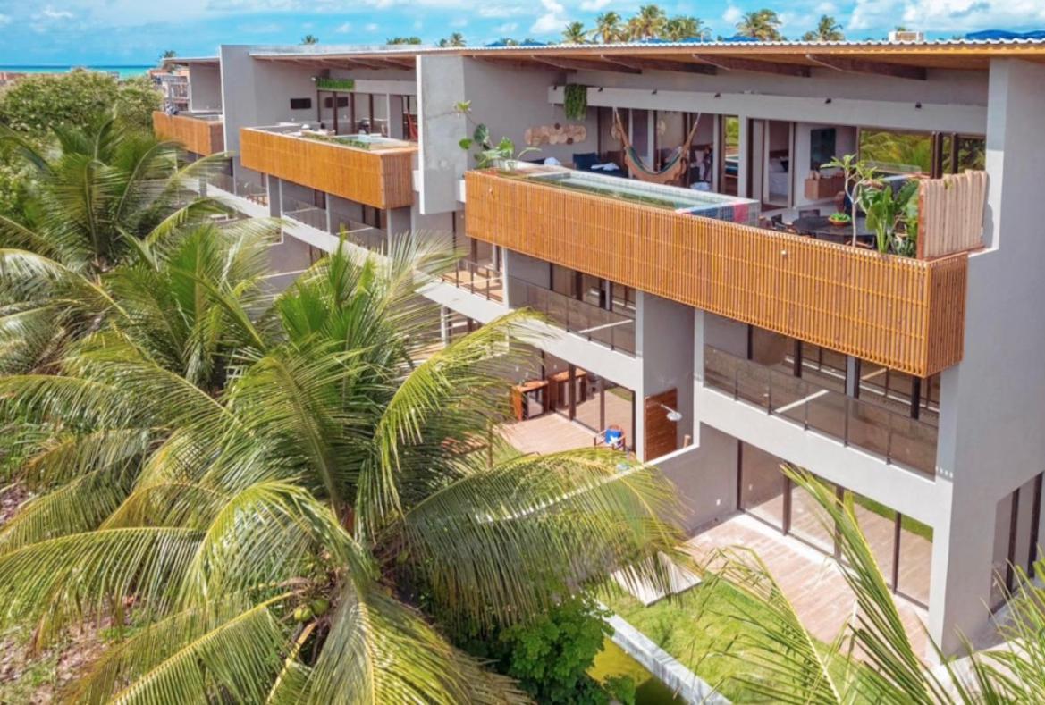 Milagres Hospedagens - Praia E Vista Coqueiros São Miguel dos Milagres Kültér fotó
